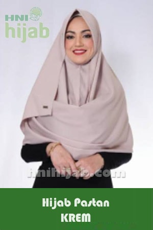 Hijab Pastan Krem
